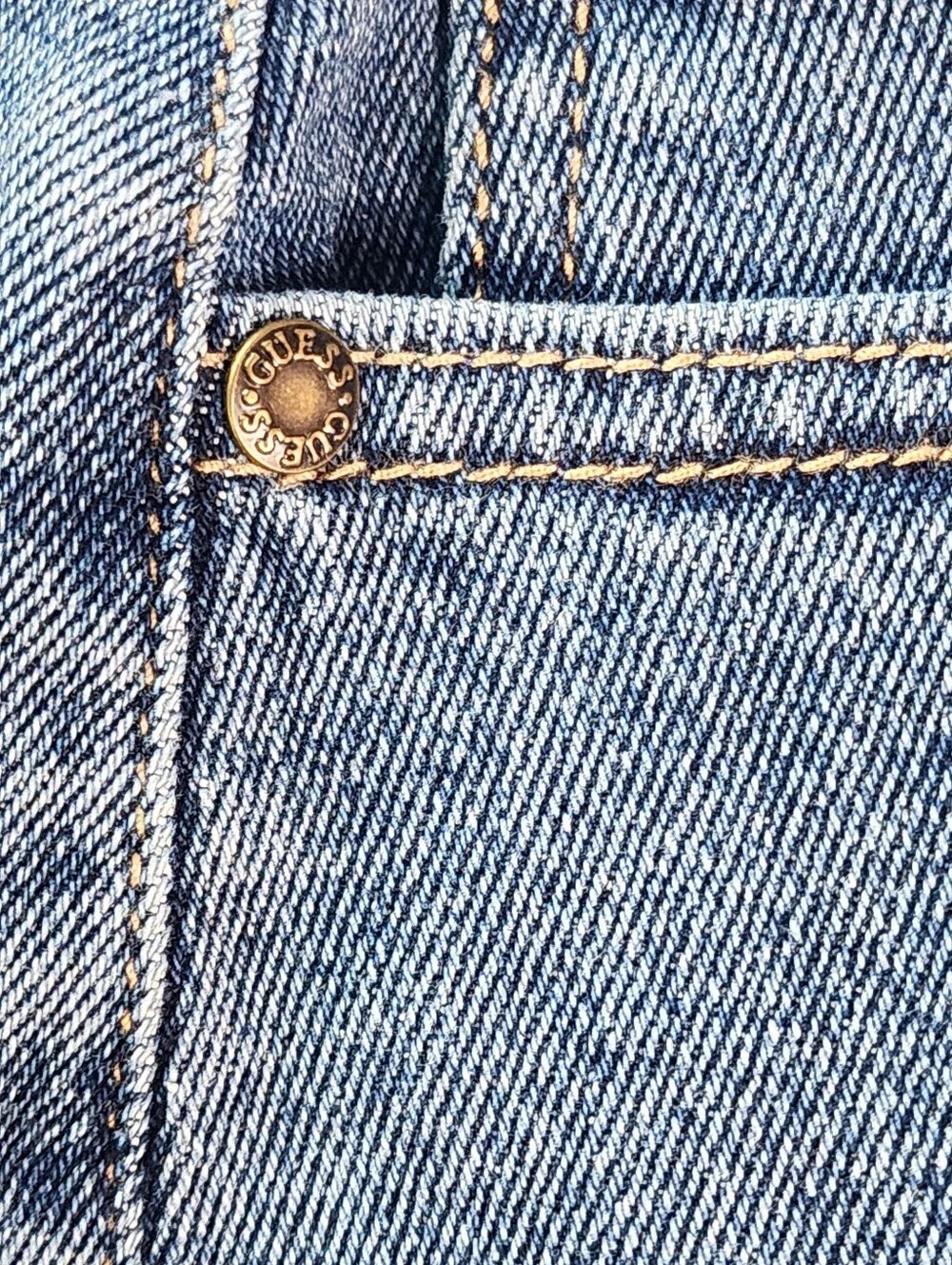 Guess Jean Button Up Skirt Womens Size Small 90s Y2k Vintage